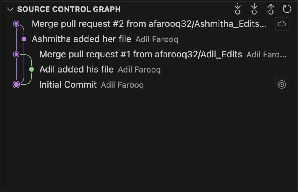 Example of a successful pull request