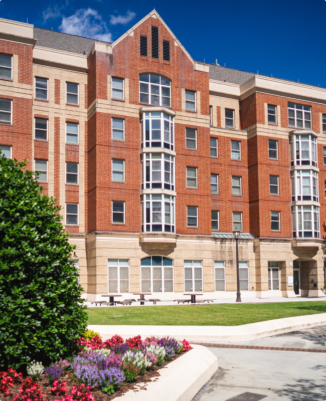 View of west campus student housing, Georgia Institute of Technology, Atlanta