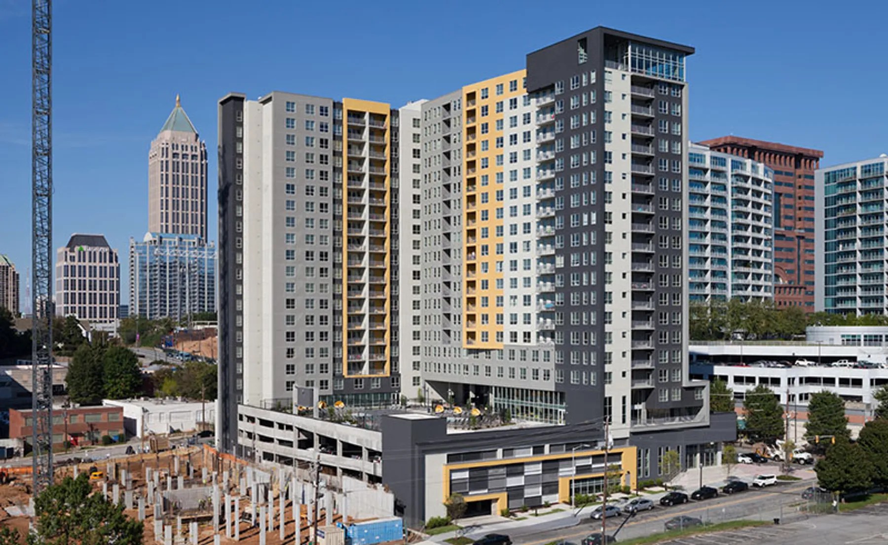 University House, Midtown Atlanta. Student housing option for Georgia Institute of Technology